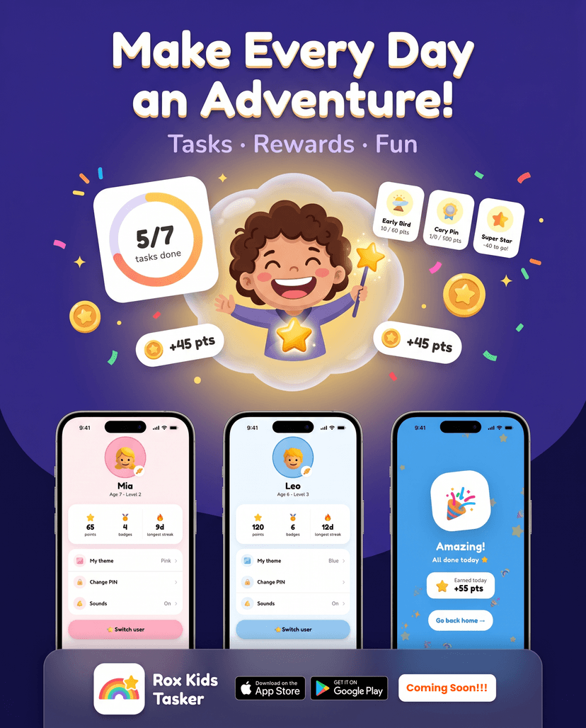 Rox Kids Tasker